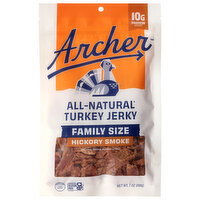Archer Hickory Smoke Turkey Jerky Family Size - 7 Ounce