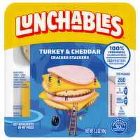 Lunchables Turkey & Cheddar Cracker Stackers - 3.2 Ounce