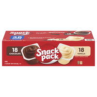 Snack Pack Chocolate/Vanilla Pudding - 36 Each