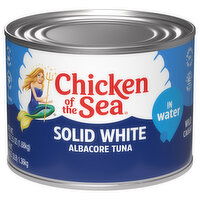 Chicken of the Sea Tuna, in Water, Albacore, Solid White, Wild Caught - 66.5 Ounce