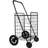 VMI Shopping Cart Black 4 Wheel 1 ct, 1 Each