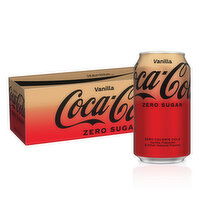 Coca-Cola Zero Sugar Coca- Cola Vanilla Zero Sugar Cans, 12 fl oz, 12 Ct, 12 Each