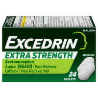 Excedrin Extra Strength Caplets Pain Reliever - 24 Each