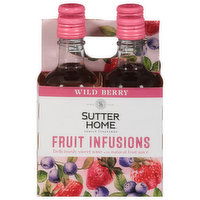 Sutter Home Fruit Infusions, Wild Berry - 4 Each