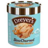 Dreyer's Ice Cream, Caramel Delight, Slow Churned, Light - 1.5 Quart