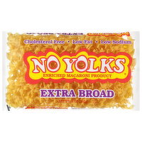 No Yolks Extra Broad Enriched Macaroni Product - 12 Ounce