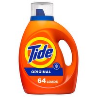 Tide Liquid Laundry Detergent, Original, 84 fl oz, 64 Loads, 84 Fluid ounce