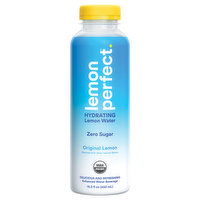 Lemon Perfect Lemon Water, Zero Sugar, Original Lemon, Hydrating - 15.2 Fluid ounce