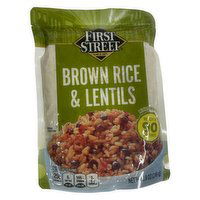 First Street Brown Rice & Lentils - 8.8 Ounce