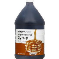 Simply Value Syrup, Maple Flavored - 1 Gallon