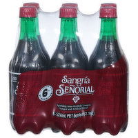Sangria Senorial Soda, Sparkling Non-Alcoholic, 6 Pack - 6 Each