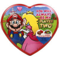 Frankford Candy Milk Chocolate, Super Mario, Hearts - 3.6 Ounce