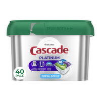Cascade Platinum Fresh Scent - 40 Ounce