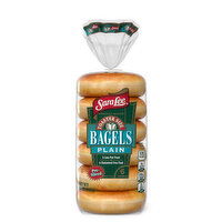 Sara Lee Sara Lee Plain Toaster Bagel, 6 count, 20 oz - 13 Ounce