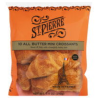 St. Pierre All Butter Mini Croissants - 10 Each