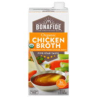 Bonafide Provisions Chicken Broth, Organic - 32 Fluid ounce