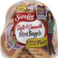 Sara Lee Plain Jr Bagels 12 ct - 12 Each