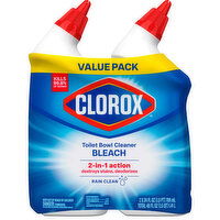 Clorox Bleach Rain Clean Toilet Bowl Cleaner Value Pack - 2 Each