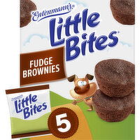 Entenmann's Chocolate Fudge Mini Brownies, 5 packs, (4 ct each), 9.75 lbs Case