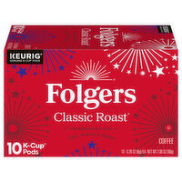 Folgers K-Cup Pods Classic Roast Coffee - 10 Each