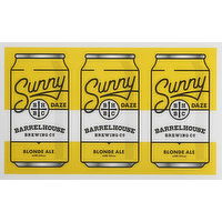 Barrel House Brewing Co. Beer, Blonde Ale with Citrus, Sunny Daze - 6 Each