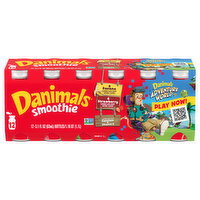 Danimals Strawberry & Banana Split Kids Low Fat Yogurt Smoothies - 12 Each