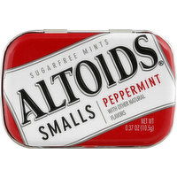 Altoids Mints, Sugarfree, Peppermint, Smalls - 0.37 Ounce