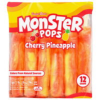 Budget Saver Cherry Pineapple Monster Pops - 12 Each