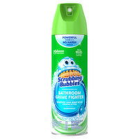 Scrubbing Bubbles Bathroom Grime Fighter, Disinfectant, Rainshower - 20 Ounce