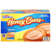 Duchess Buns, Honey, 12 Packs - 12 Each