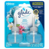 Glade Scented Oil Refills, Aqua Waves - 2 Each