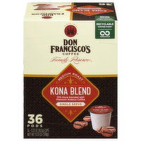 Don Francisco's Coffee, Kona Blend, Medium Roast - 36 Each