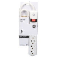 GE Power Strip, 6 Outlets - 1 Each