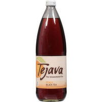 Tejava Black Tea, Peach, 33.8 Fluid ounce