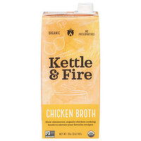 Kettle & Fire Chicken Broth - 32 Ounce
