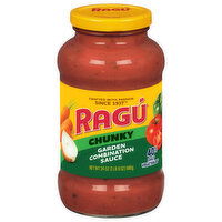 Ragu Sauce, Garden Combination, Chunky - 24 Ounce