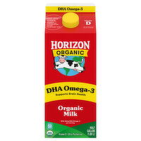 Horizon Organic Milk, DHA Omega-3, Organic