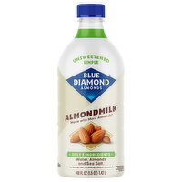 Blue Diamond Almonds Unsweetened Simple Almondmilk - 48 Fluid ounce