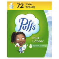 Puffs Plus Lotion Facial Tissue, 72 Each