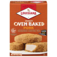 Louisiana Fish Fry Products Crunchy Oven Baked Pork Seasoned Coating Mix - 6 Ounce