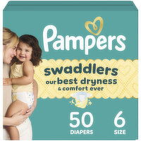 Pampers Diapers, Size S6 - 50 Each