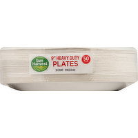 Sun Harvest Plates, Heavy Duty, 9 Inch, 50 Each