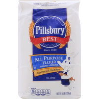 Pillsbury Best All Purpose Flour, Bleached, Enriched - 5 Pound