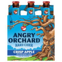 Angry Orchard Hard Cider, Crisp Apple, 6 Pack - 6 Each