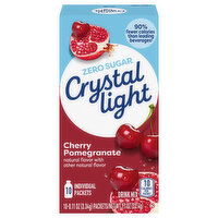 Crystal Light Zero Sugar Packets Cherry Pomegranate Drink Mix