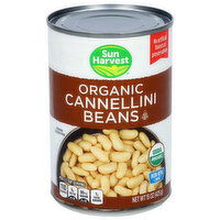 Sun Harvest Organic Cannellini Beans - 15 Ounce
