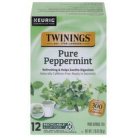 Twinings K-Cup Pods Pure Peppermint Herbal Tea - 12 Each