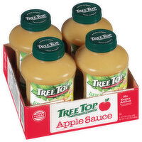 Tree Top Apple Sauce, No Sugar Added - 4 Each