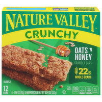 Nature Valley Granola Bars, Crunchy, Oats 'N Honey, 6 Each