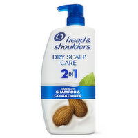 Head & Shoulders 2 in 1 Dandruff Shampoo and Conditioner, Dry Scalp Care - 28.2 Ounce